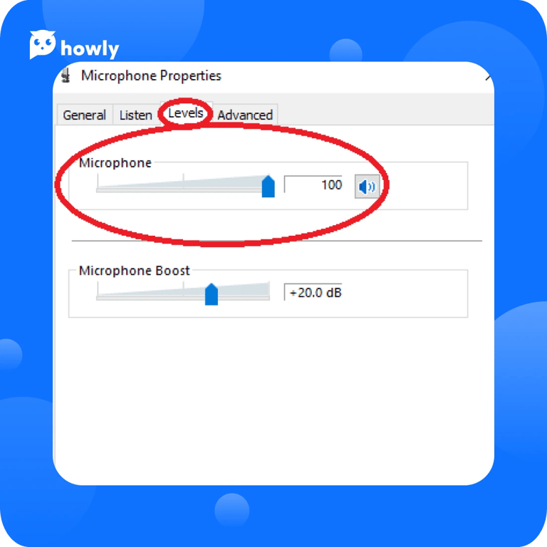 Checking sound settings on Windows